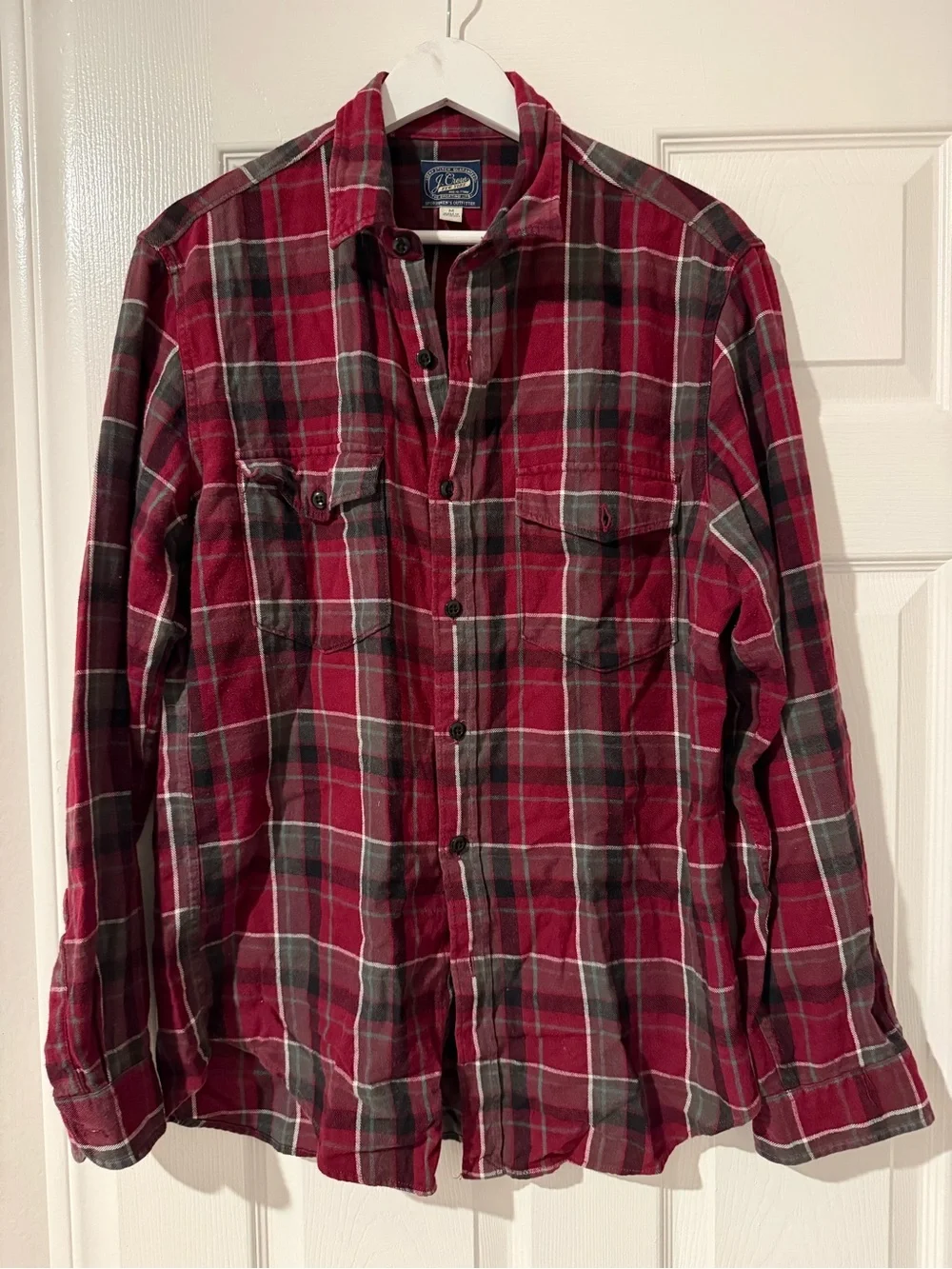 J Crew men’s plaid shirt